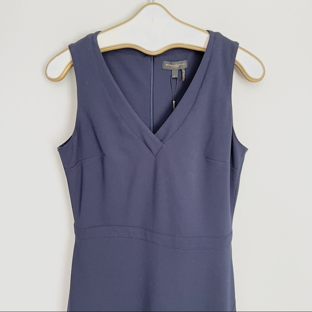 NWT Donna Karan Navy dress - Picture 4 of 14
